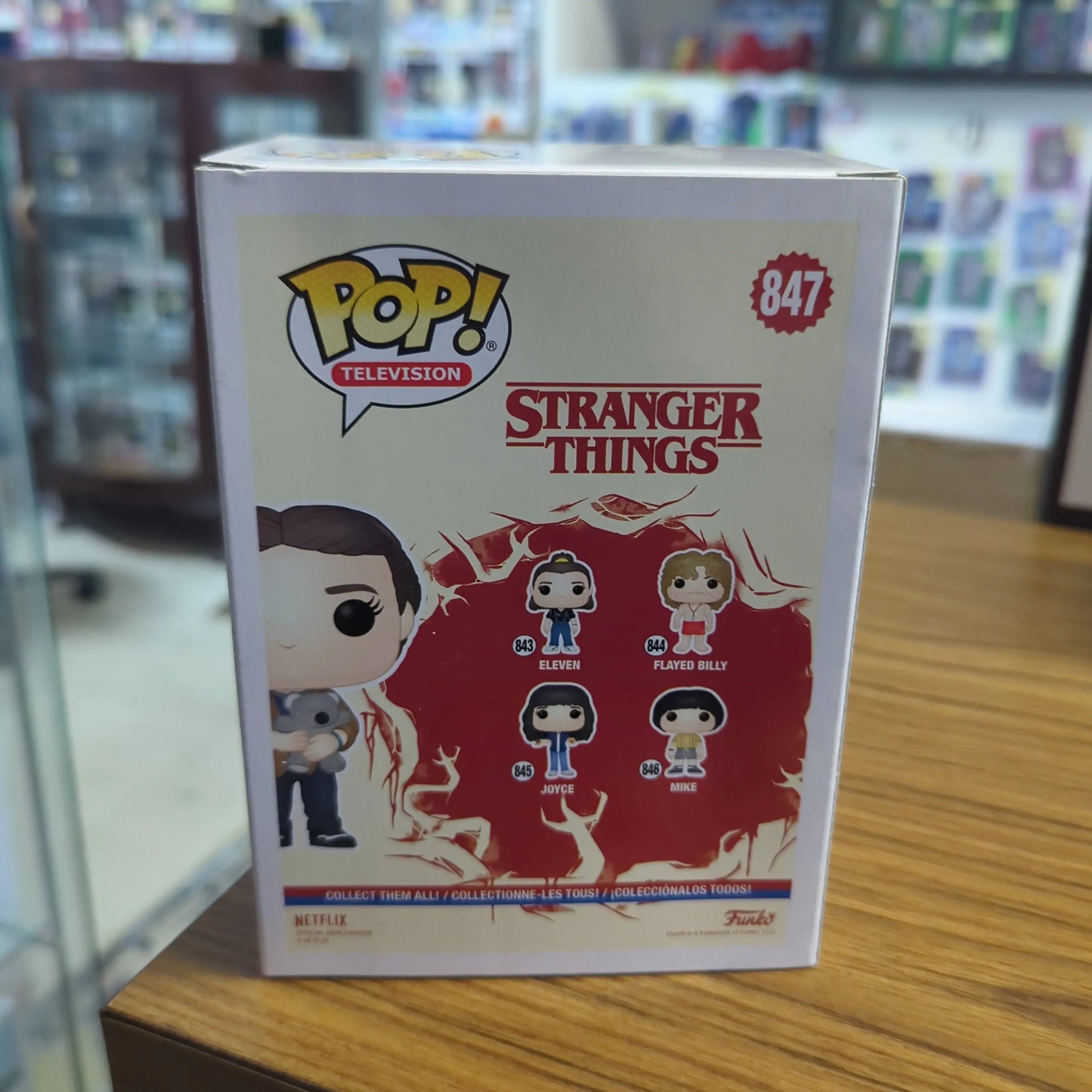 Funko Pop! Stranger Things Eleven with Bear 847 FRENLY BRICKS - Open 7 Days