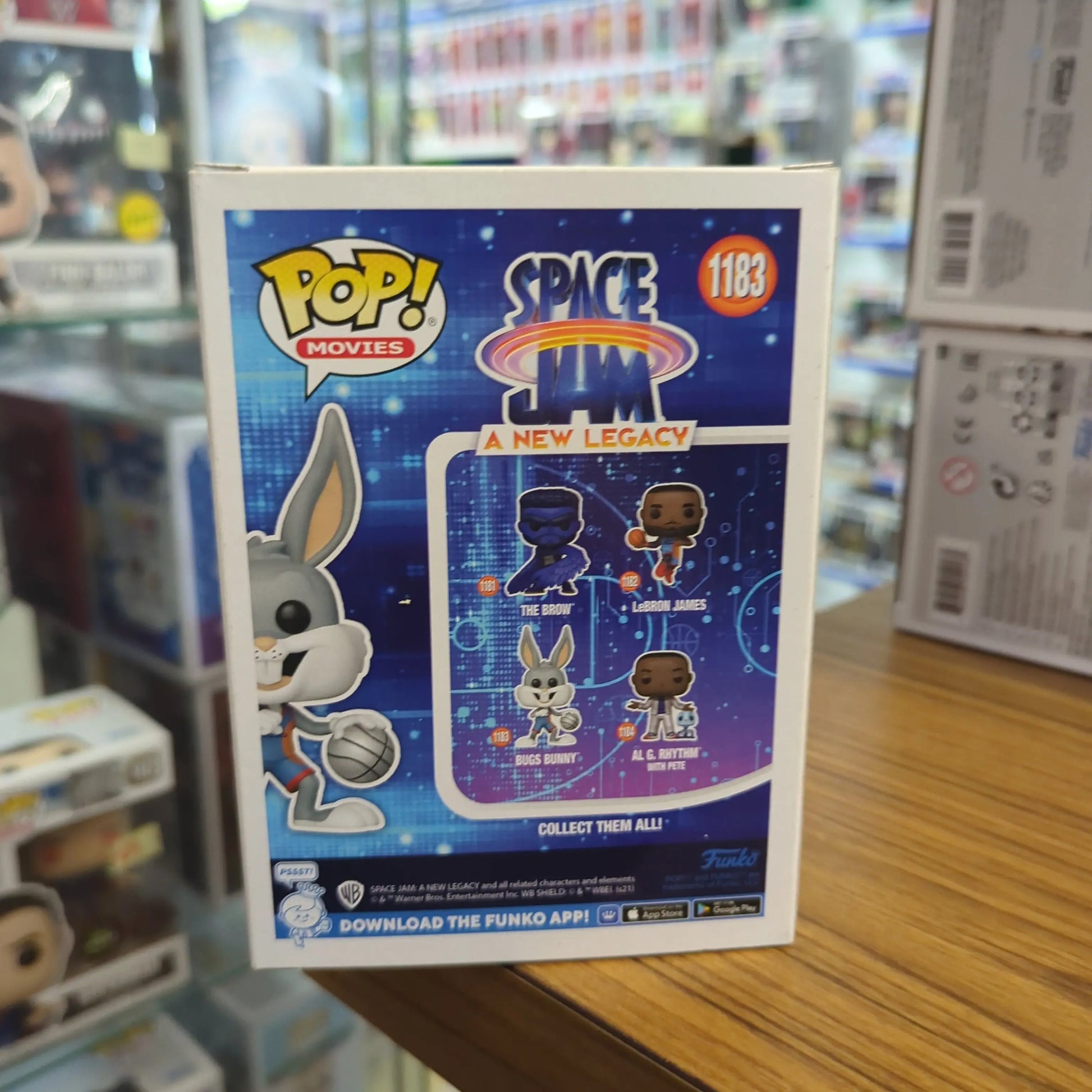 Space Jam 2 Funko POP: Dribbling Bugs Bunny 1183 FRENLY BRICKS - Open 7 Days