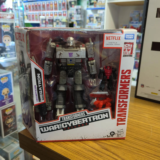 TAKARA TOMY HASBRO TRANSFORMERS WFC NETFLIX MEGATRON PINPOINTER & LIONIZER FRENLY BRICKS - Open 7 Days