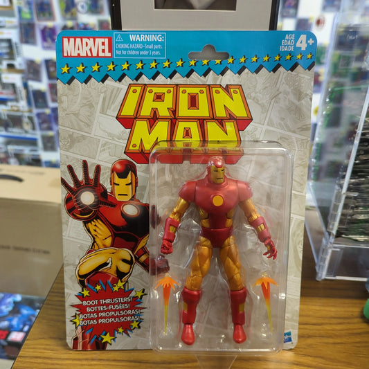 Marvel Legends Retro Iron Man 6” Figure Avengers Super Hero Vintage Style Comic FRENLY BRICKS - Open 7 Days