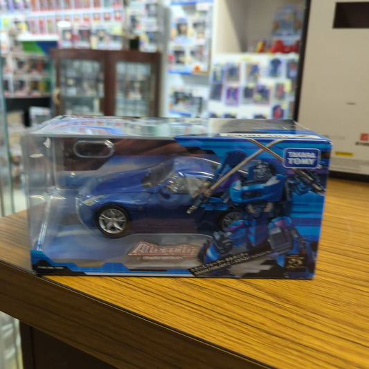 Takara Tomy Transformer Alternity A02 MEGATRON RARE Destron Japan 350Z BLUE FRENLY BRICKS - Open 7 Days