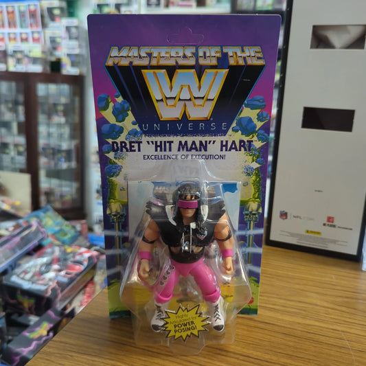 Masters Of The WWE Universe Bret Hart Unpunched MOTU Origins 5.5" Figure Hit Man FRENLY BRICKS - Open 7 Days