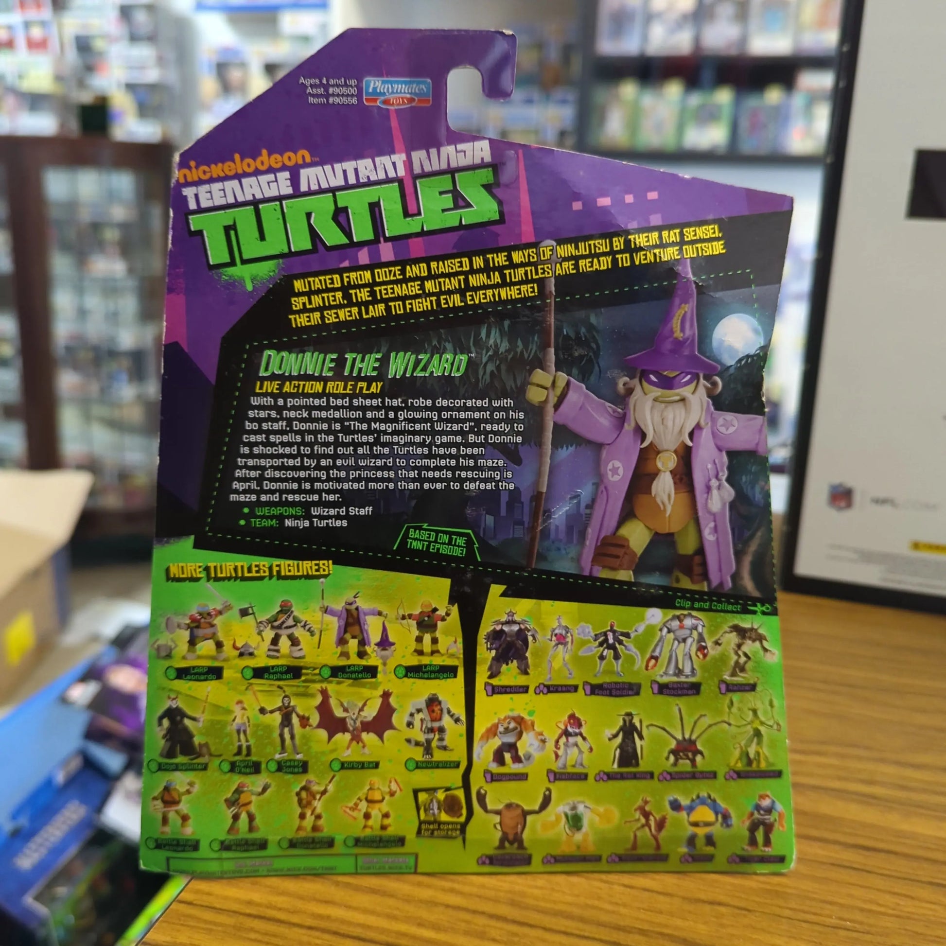 DONNIE THE WIZARD Teenage Mutant Ninja Turtles Action Figure TMNT Playmates 2013 FRENLY BRICKS - Open 7 Days