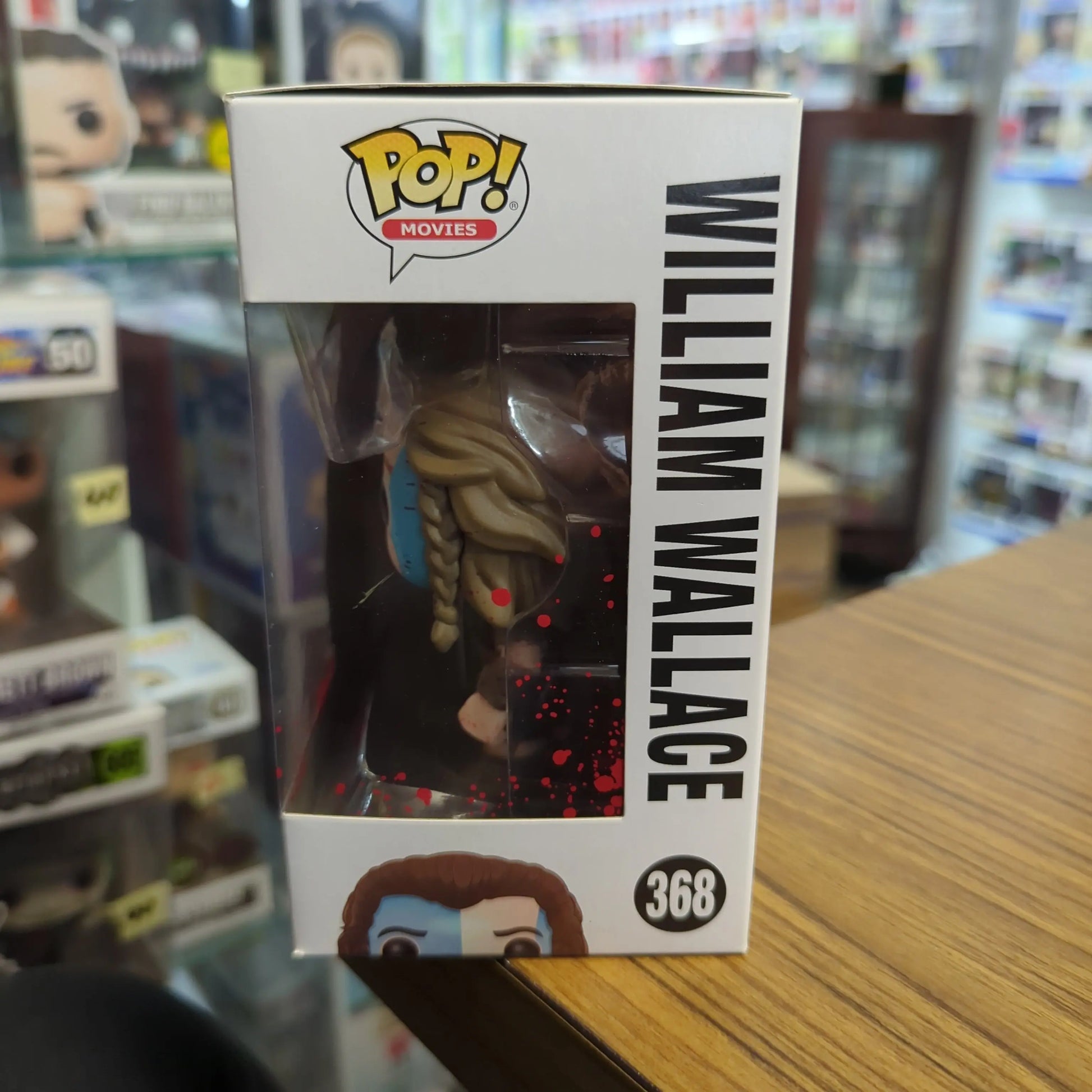 Funko Pop! Vinyl: William Wallace #368 - (Bloody) FRENLY BRICKS - Open 7 Days