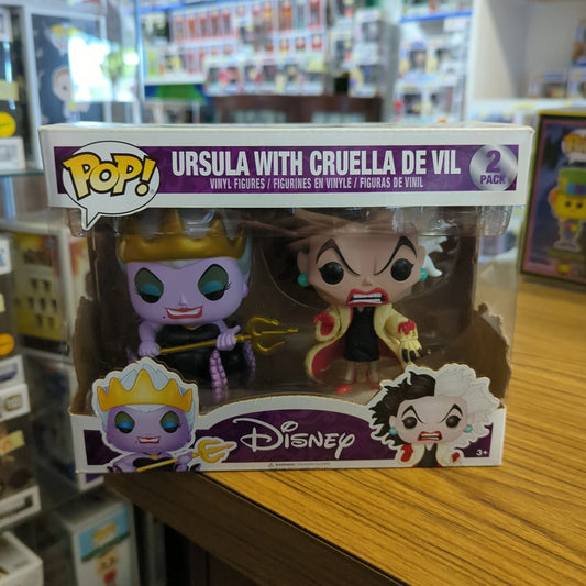 Funko Pop Disney Ursula with Cruella de Vil Exclusive Vinyl Figures FRENLY BRICKS - Open 7 Days