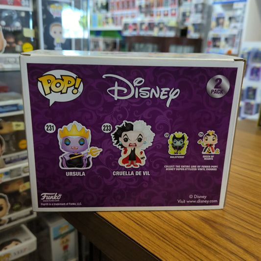 Funko Pop Disney Ursula with Cruella de Vil Exclusive Vinyl Figures FRENLY BRICKS - Open 7 Days