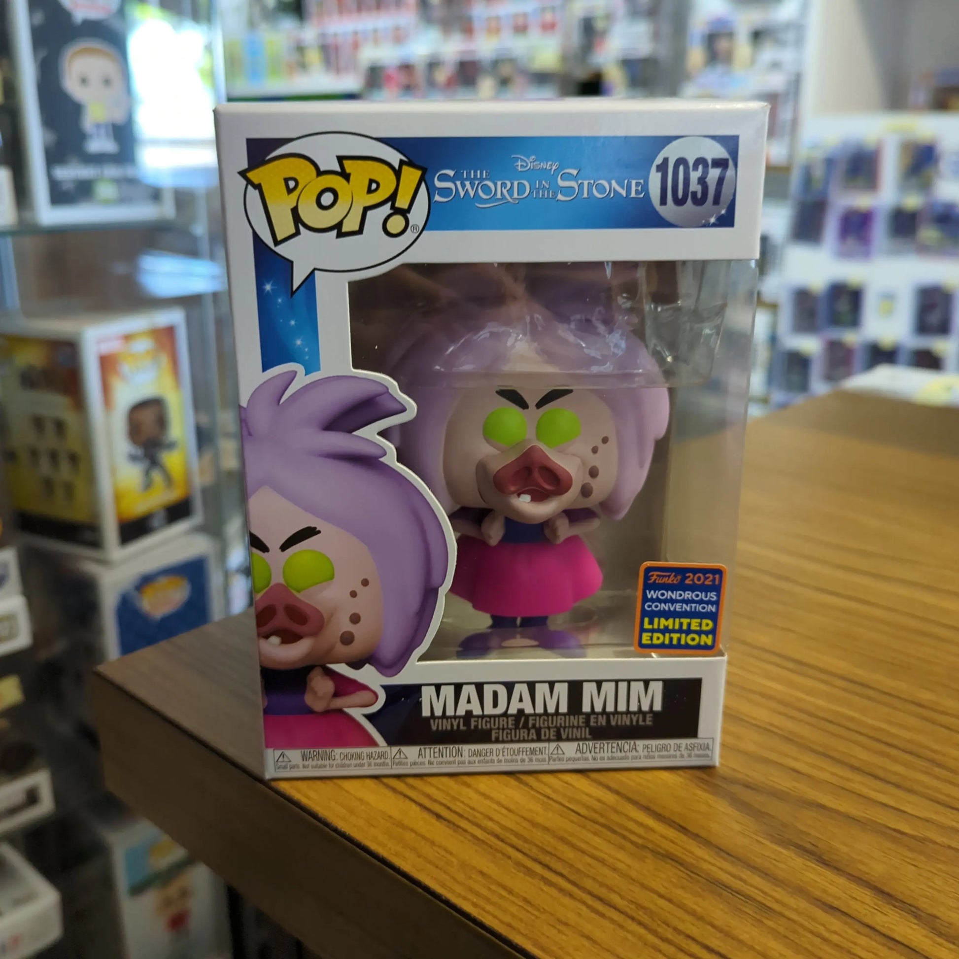 Funko Pop! Vinyl: Disney - Madam Mim  #1037 (Wondrous Convention) FRENLY BRICKS - Open 7 Days