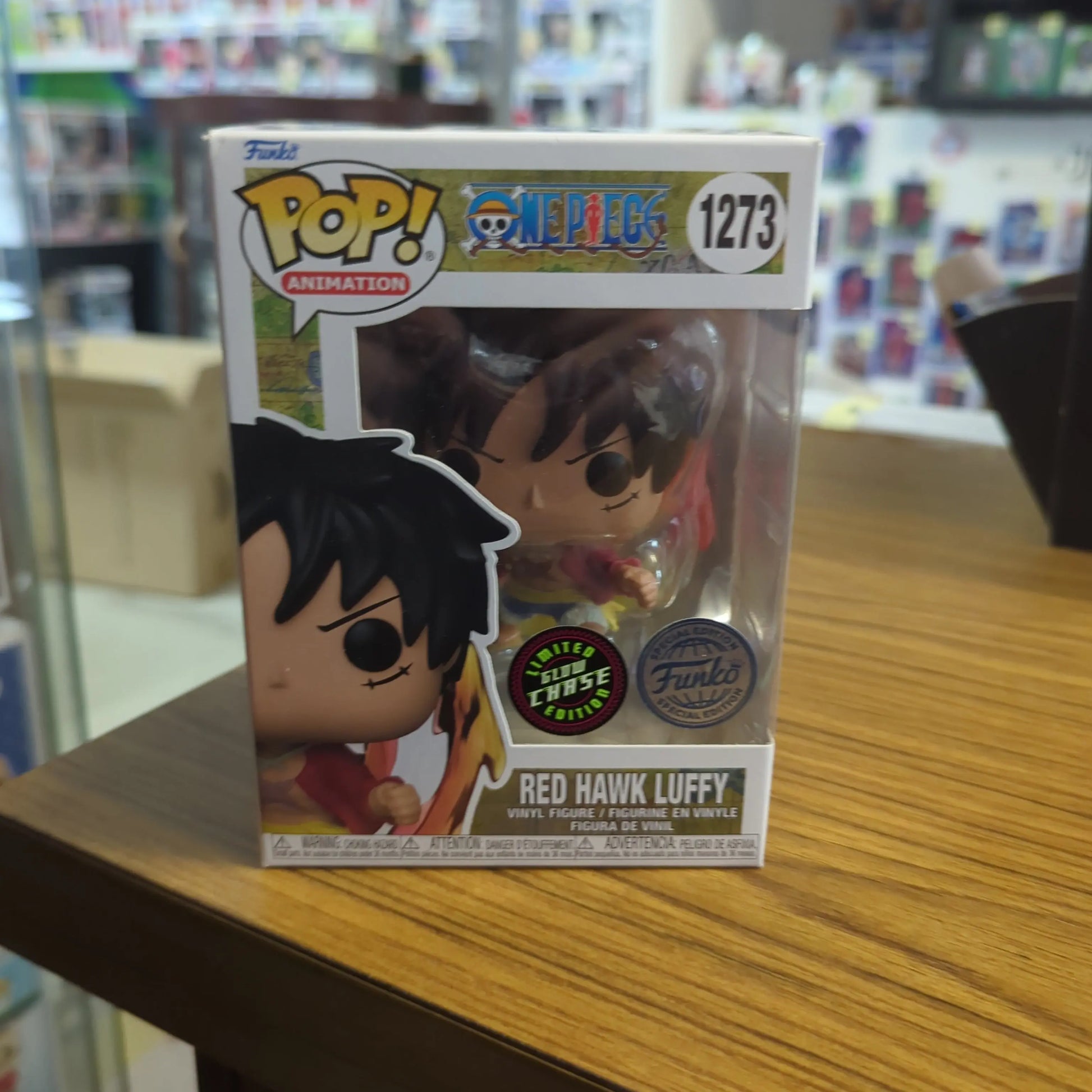 Funko POP! Animation One Piece #1273 Red Hawk Luffy - New, Mint (CHASE Edition) FRENLY BRICKS - Open 7 Days