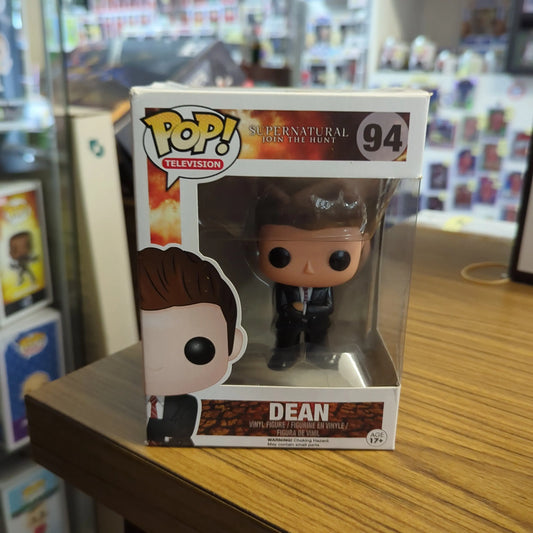 Funko Pop! Vinyl: Supernatural Series  No. 94 Dean *box damage* FRENLY BRICKS - Open 7 Days