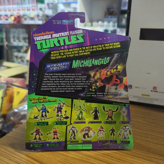 STEALTH TECH MICHELANGELO - Nickelodeon Teenage Mutant Ninja Turtles - Playmates FRENLY BRICKS - Open 7 Days