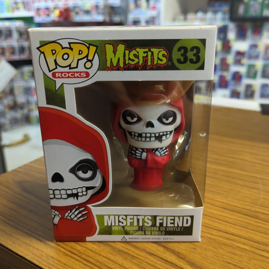 Funko Pop #33 Rocks Misfits Fiend Retired Vaulted Rare Genuine FRENLY BRICKS - Open 7 Days