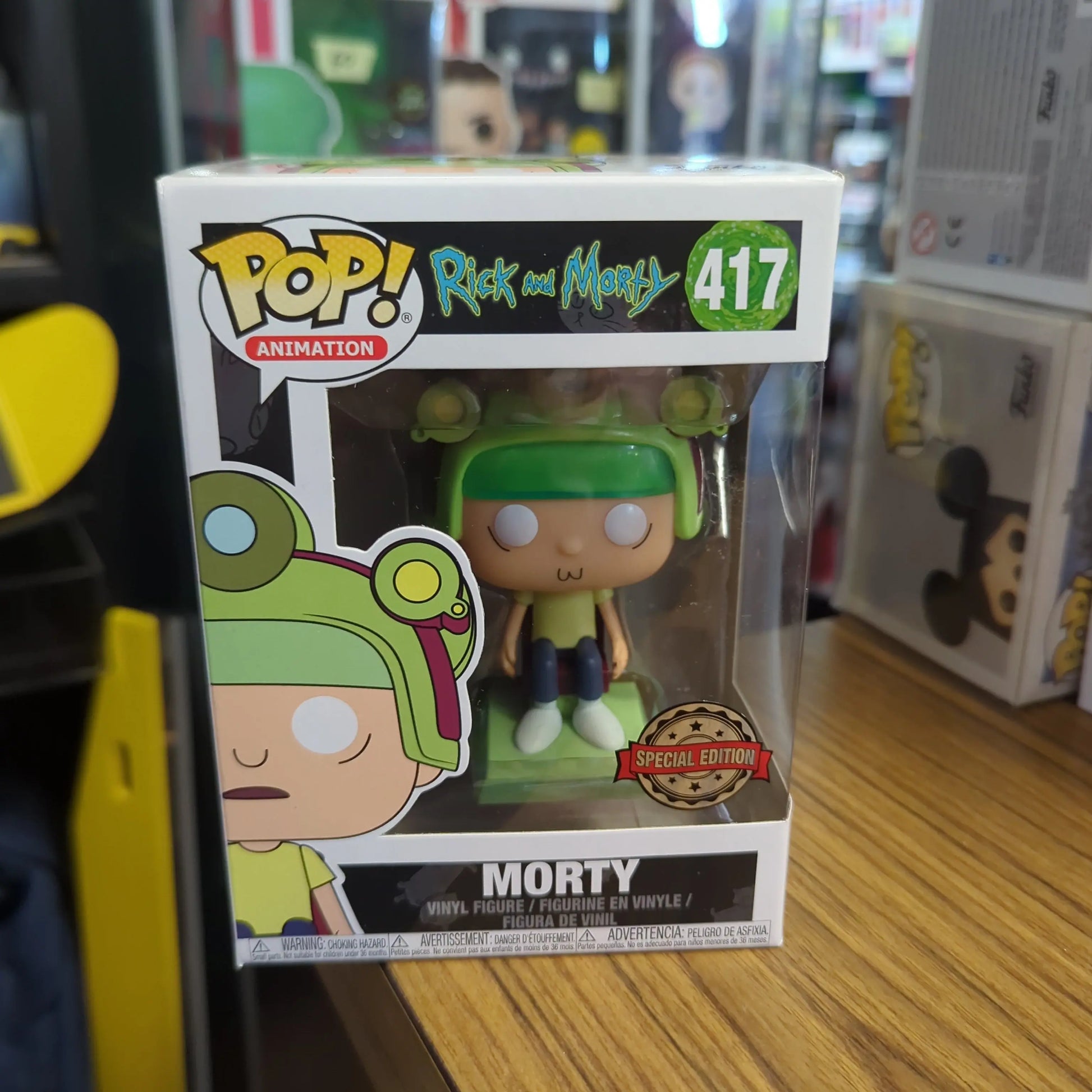 Funko POP! Animation Rick and Morty Mortimer "Morty" Smith #417 Vinyl FRENLY BRICKS - Open 7 Days