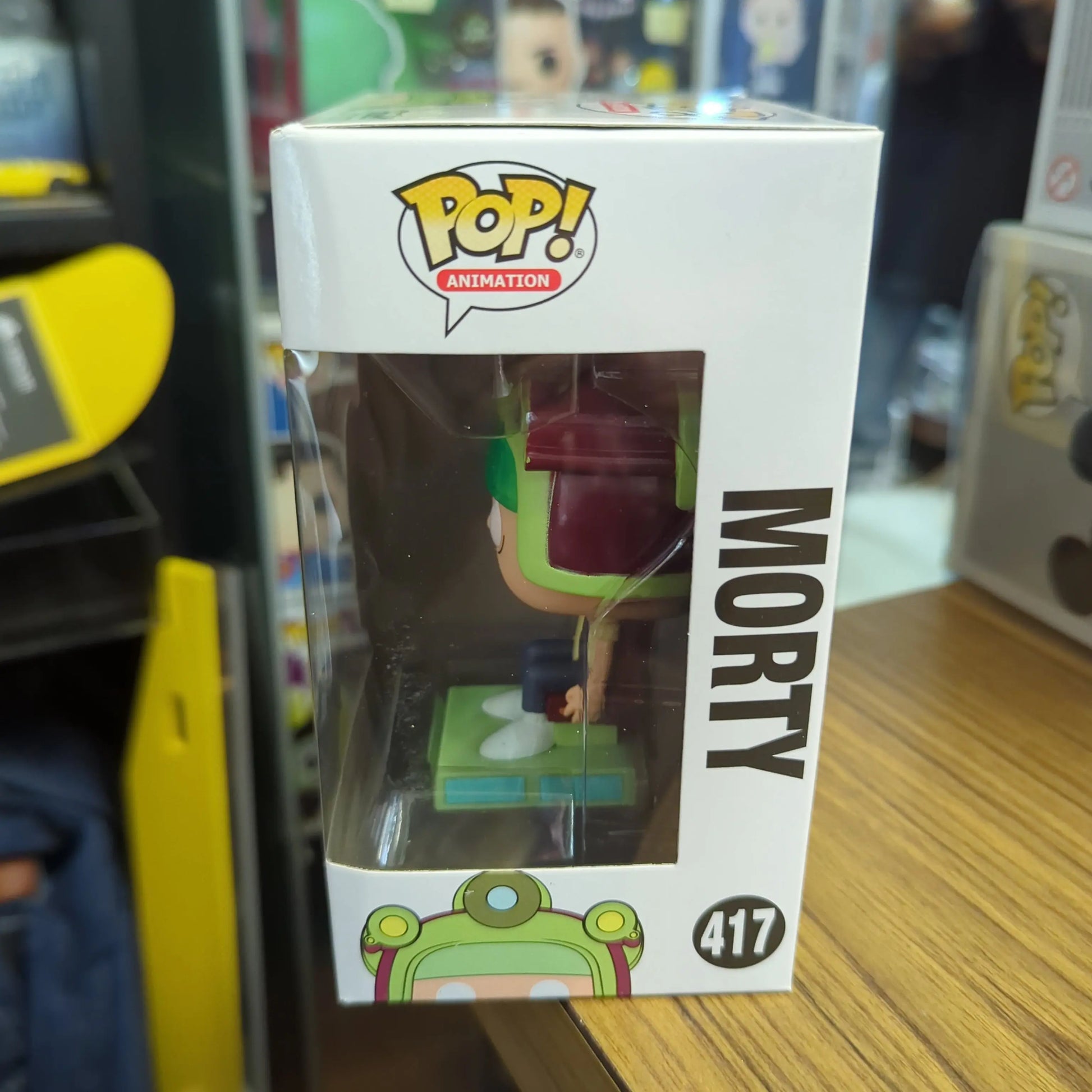 Funko POP! Animation Rick and Morty Mortimer "Morty" Smith #417 Vinyl FRENLY BRICKS - Open 7 Days