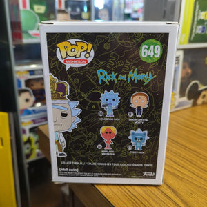 Rick and Morty Rick with Crown Exclusive Pop! Vinyl Figure #649 FRENLY BRICKS - Open 7 Days