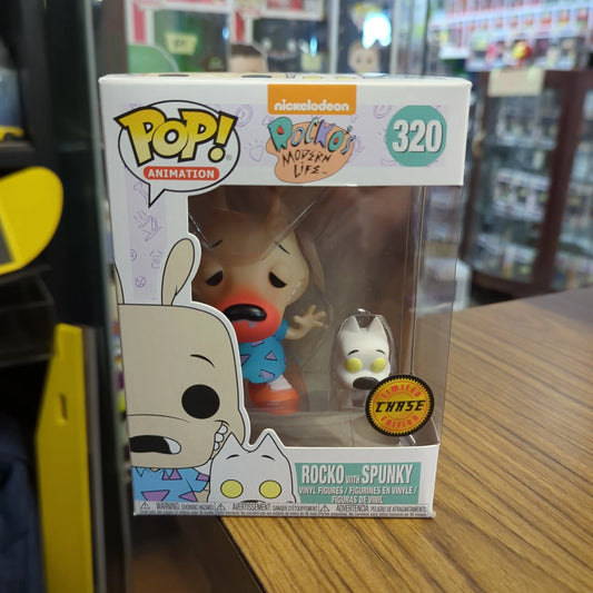 Funko POP Vinyl - Rocko's Modern Life - Rocko with Spunky [Sick] Chase FRENLY BRICKS - Open 7 Days