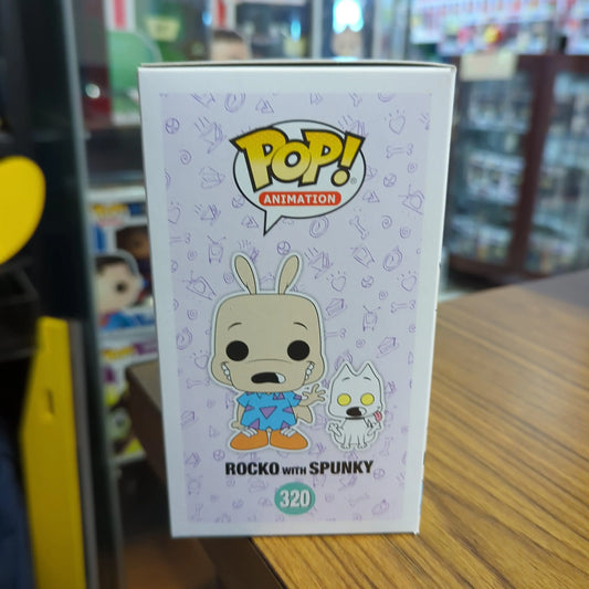 Funko POP Vinyl - Rocko's Modern Life - Rocko with Spunky [Sick] Chase FRENLY BRICKS - Open 7 Days