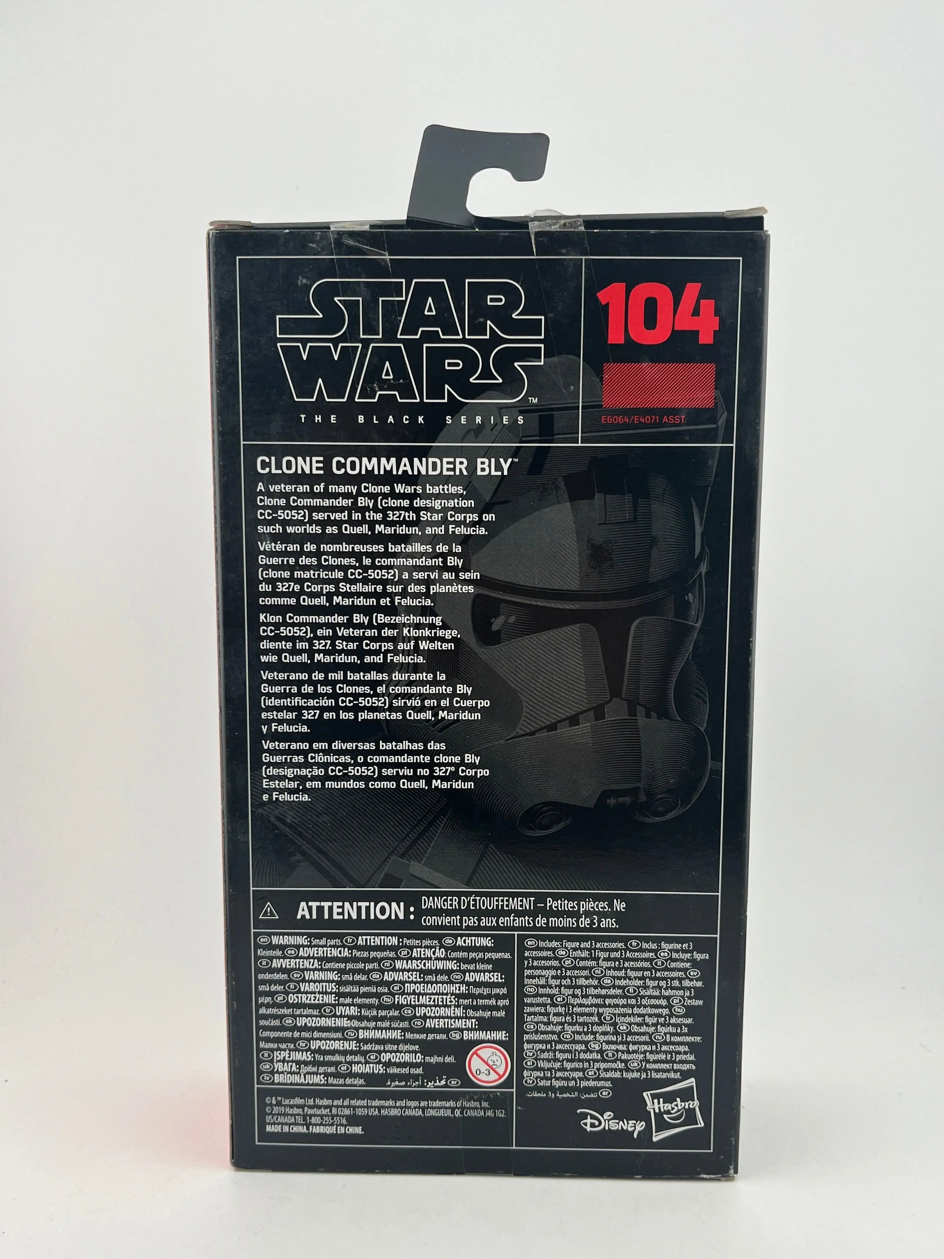 Hasbro Star Wars The Black Series Clone Commander Bly 6 inch Action Figure FRENLY BRICKS - Open 7 Days