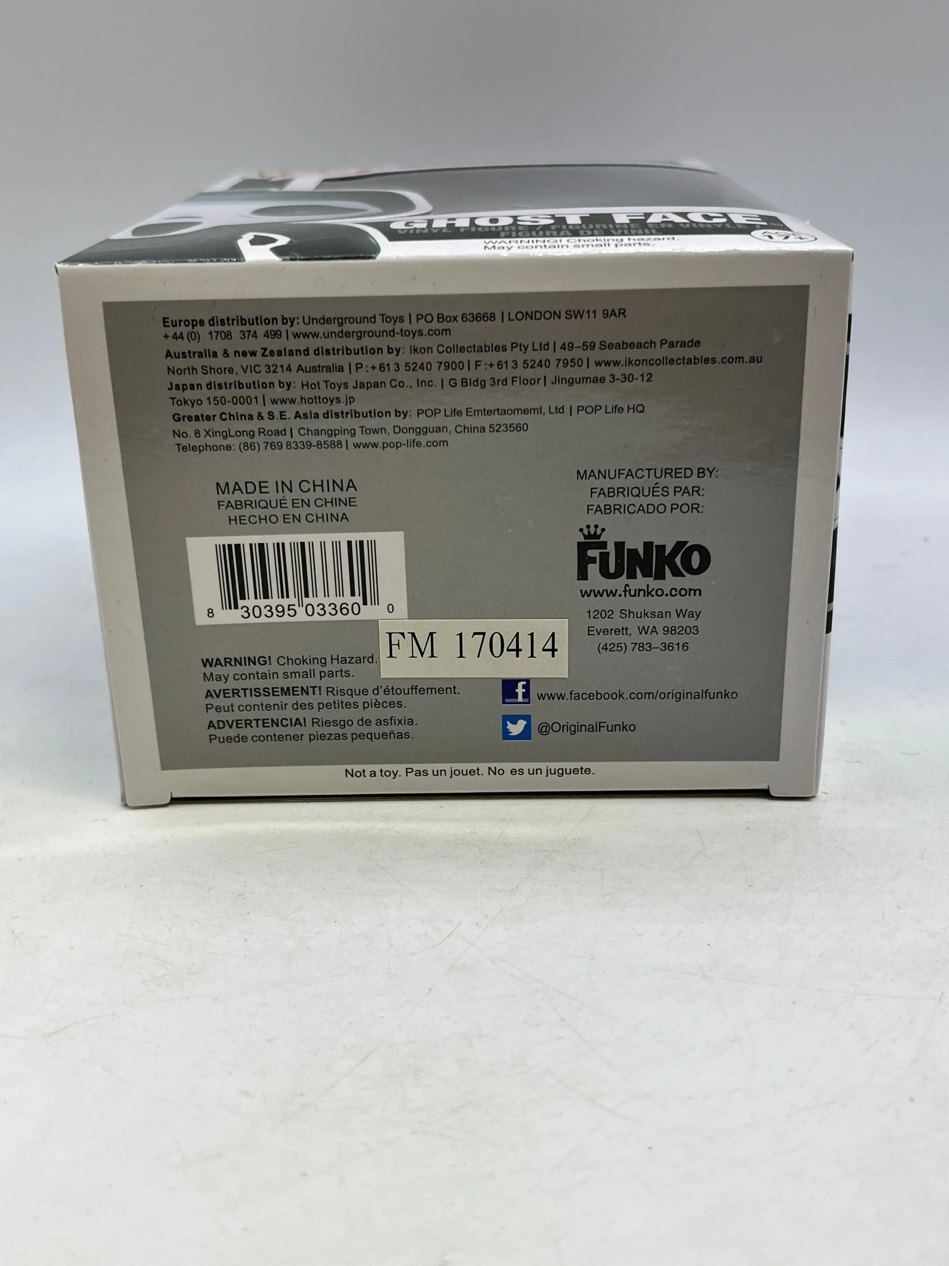 Funko POP! Movies Scream - Ghost Face #51 - Rare Vinyl Collectable FRENLY BRICKS - Open 7 Days