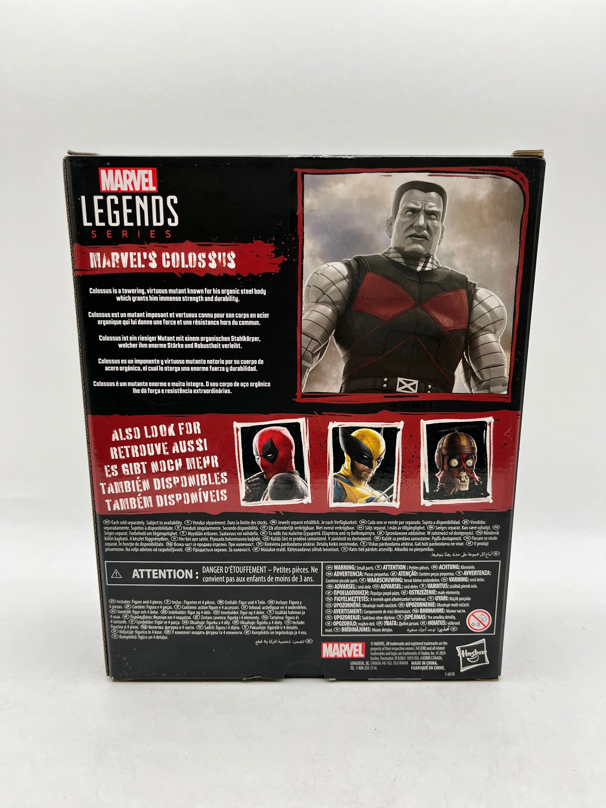 Marvel Legends Series - Marvel’s Colossus Deadpool Legacy Collection - Sealed FRENLY BRICKS - Open 7 Days