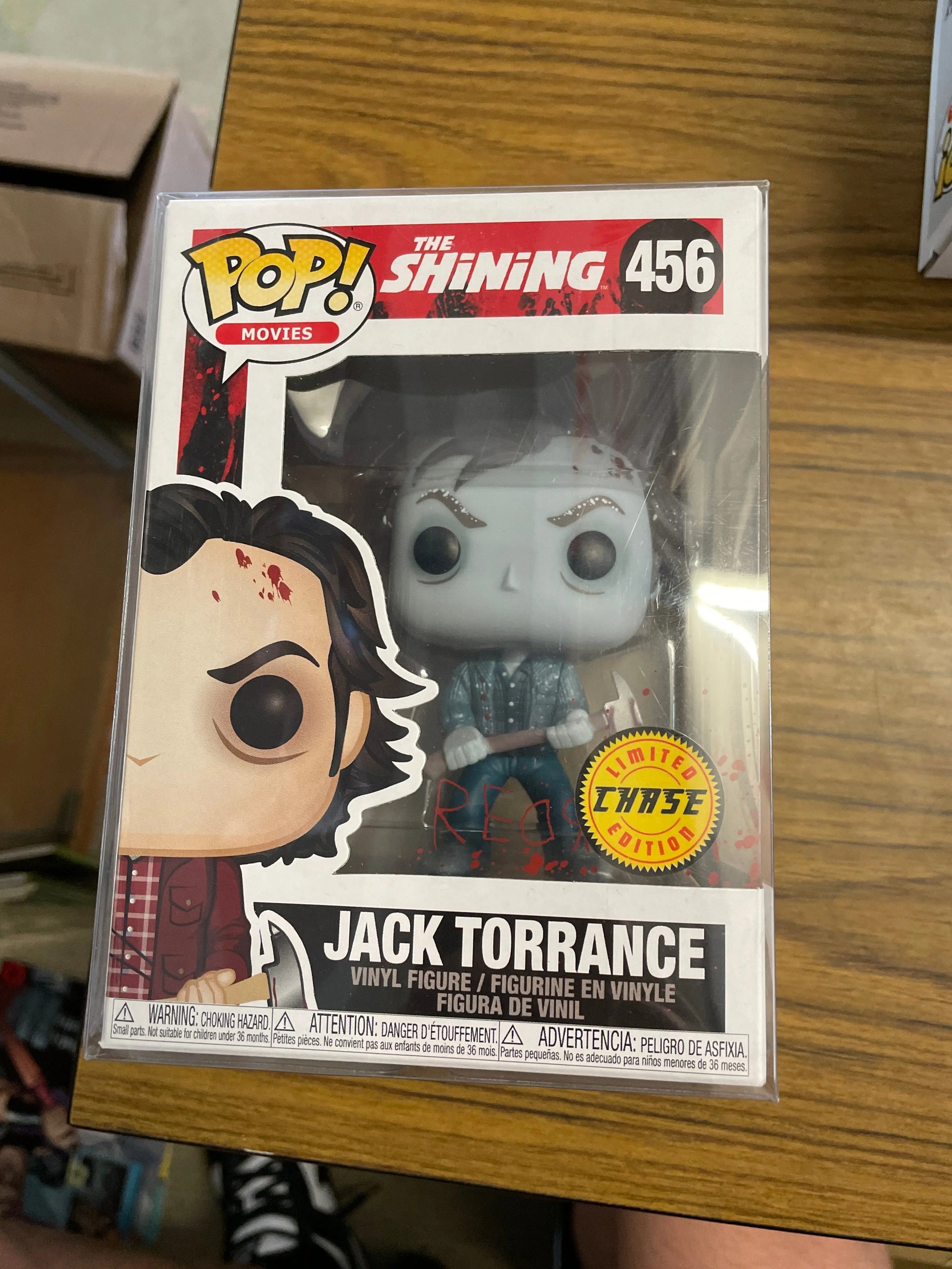 #456 Bloody Jack Torrance (Chase) The Shining Exclusive Funko Pop Rare FRENLY BRICKS - Open 7 Days