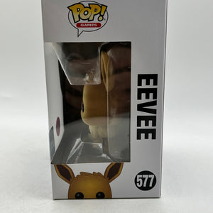 Funko POP! Games Pokémon - Eevee #577 - Flocked - 2020 Exclusive FRENLY BRICKS - Open 7 Days