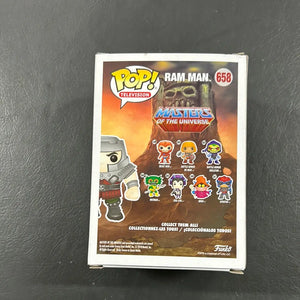 Ram Man Funko Pop Vinyl #658 Masters of the Universe 2018 Summer Convention FRENLY BRICKS - Open 7 Days