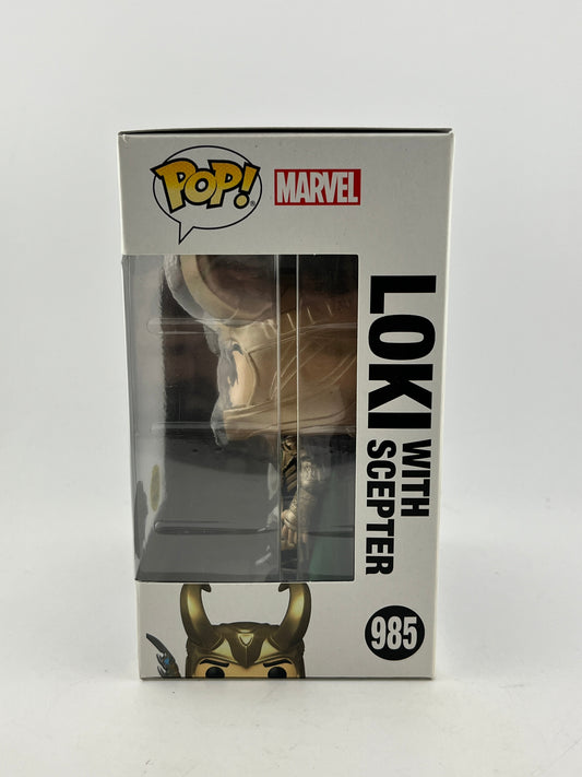 Funko POP! Marvel Avengers - Loki With Scepter #985 - Glow Special Edition FRENLY BRICKS - Open 7 Days