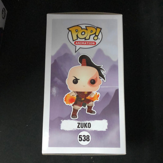 Funko POP! Animation: Avatar the last Airbender ZUKO Figure #538 FRENLY BRICKS - Open 7 Days