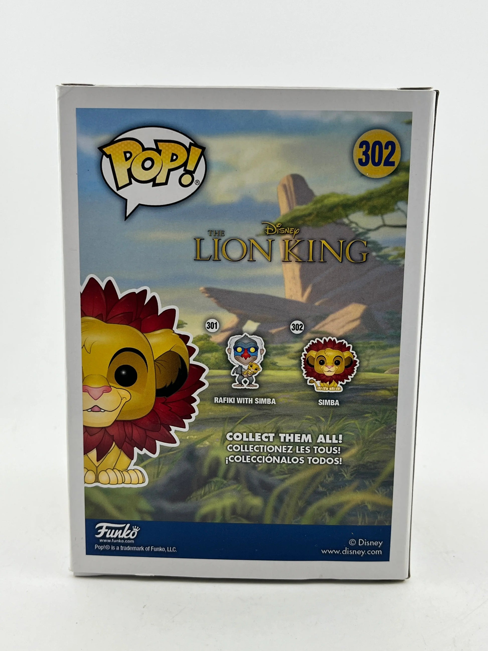 Funko POP! Disney - Simba #302 - Flocked - Vinyl Collectable FRENLY BRICKS - Open 7 Days
