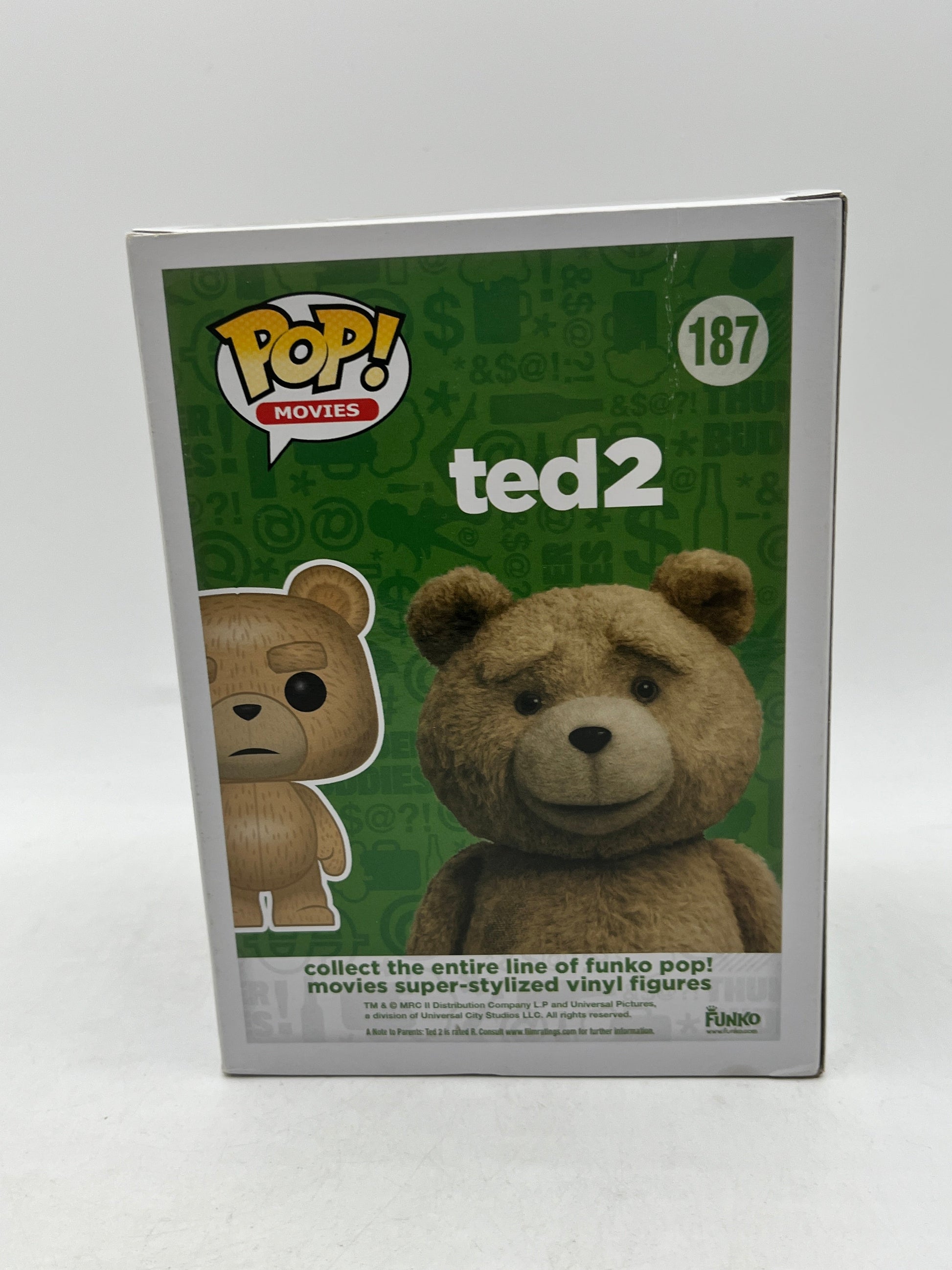 Funko POP! Movies Ted2 - Ted #187 - 2015 Convention Exclusive FRENLY BRICKS - Open 7 Days