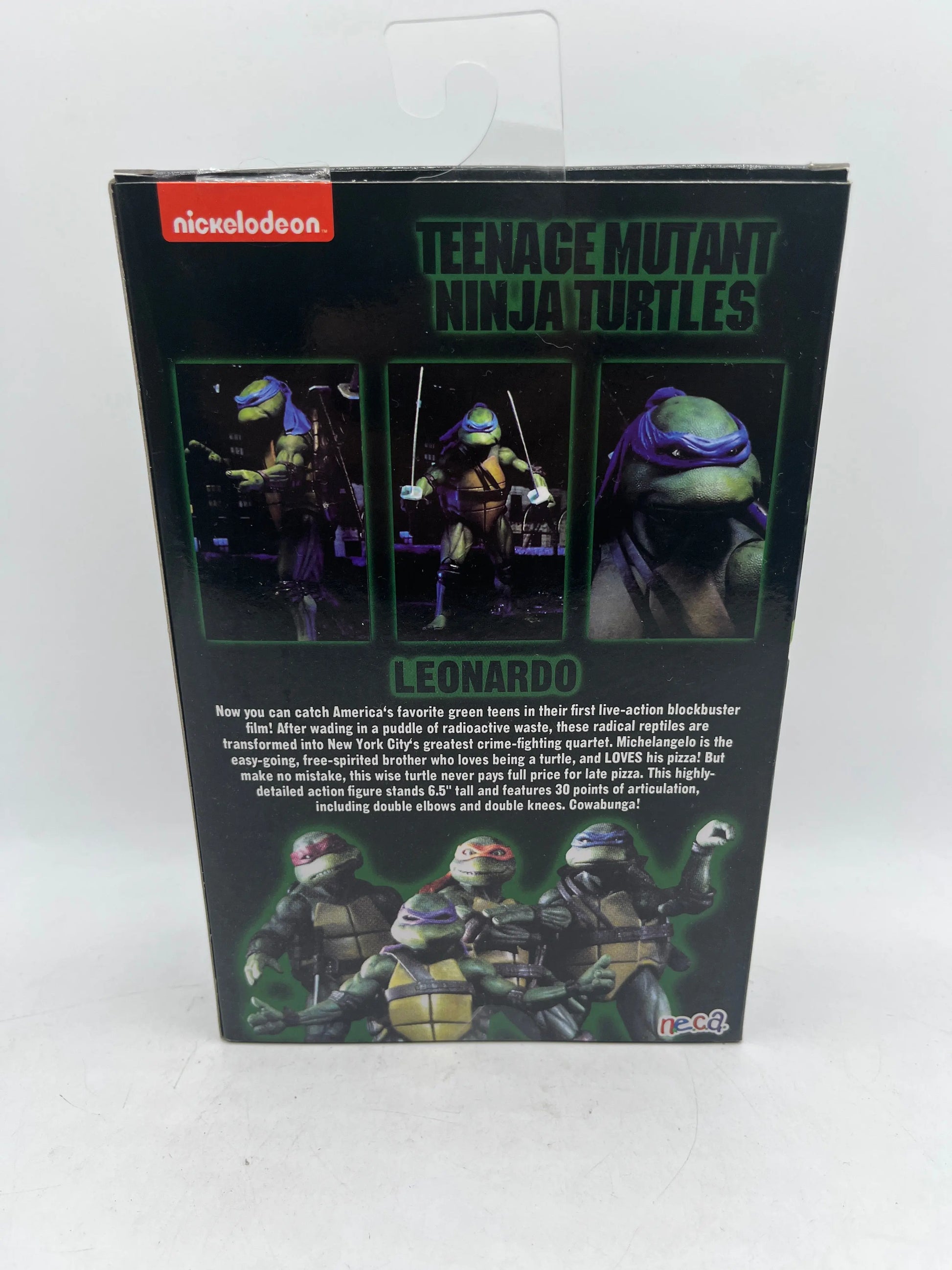 Authentic NECA Teenage Mutant Ninja Turtles (1990) Leonardo Action Figure FRENLY BRICKS - Open 7 Days