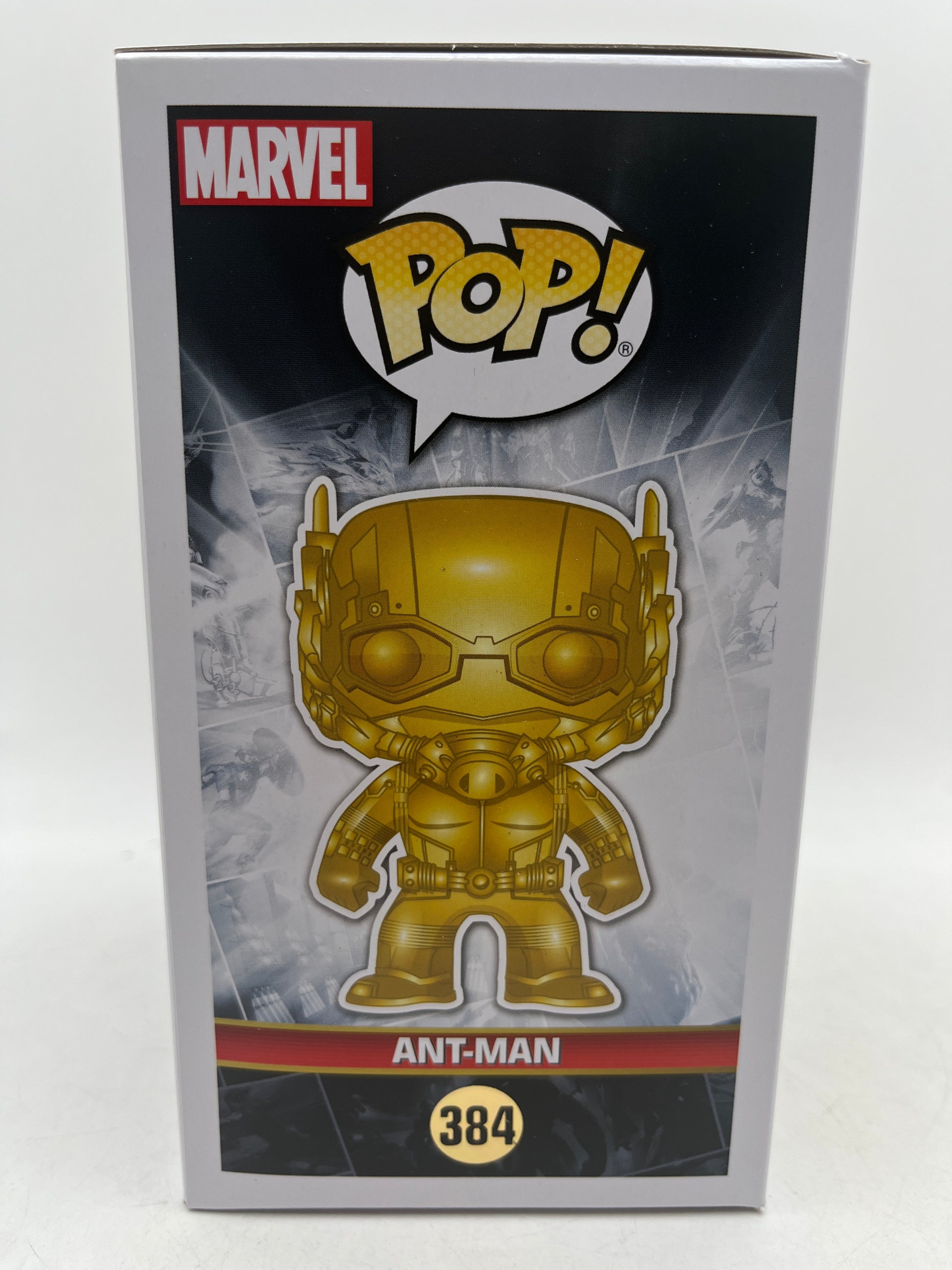 Funko Pop Marvel Studios The First 10 Years 384 Gold Ant-Man Vinyl Figure image 7