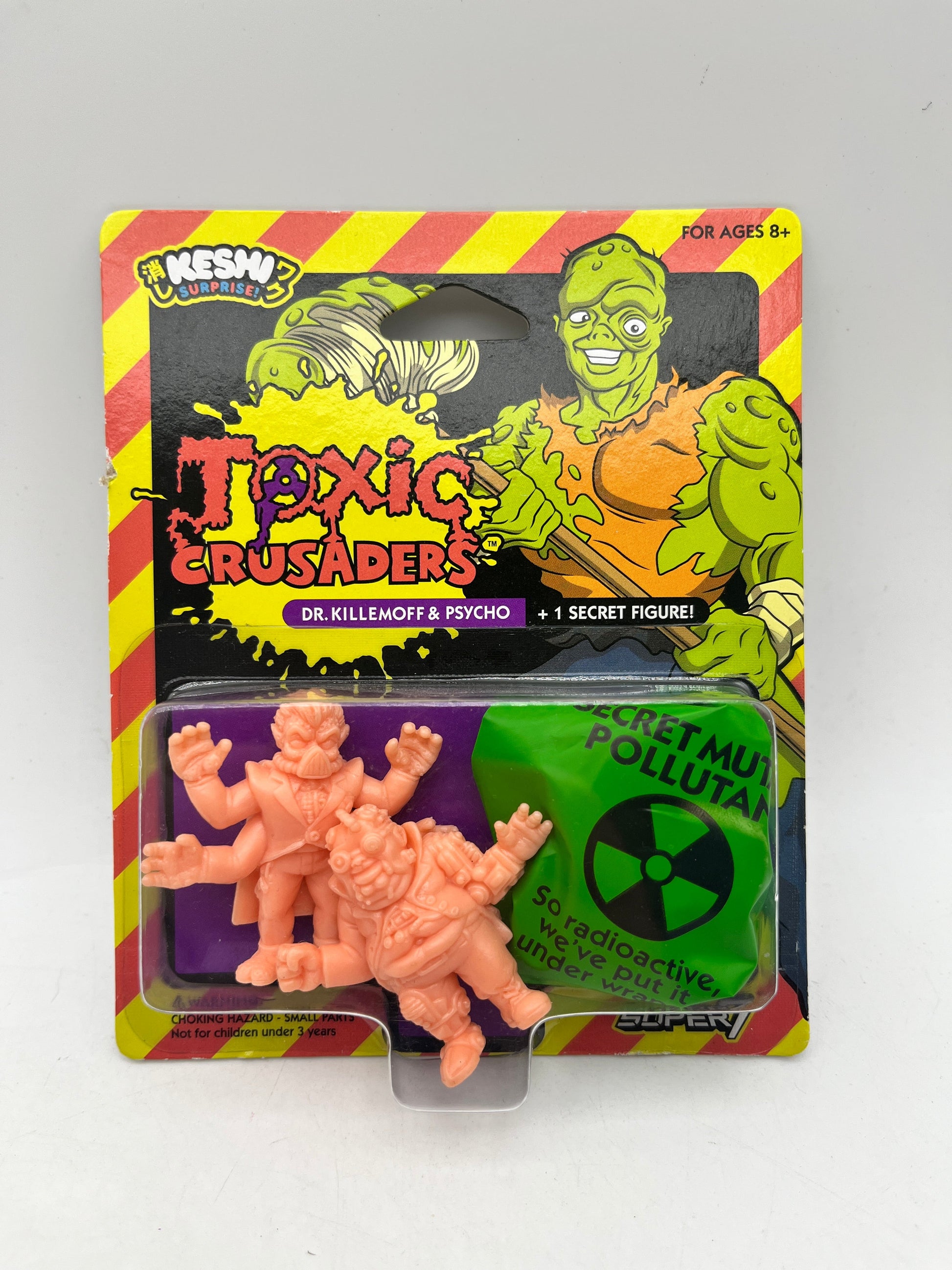 Super 7 Toxic Crusaders 4.5cm Dr. Killemoff & Psycho + 1 Secret Figure - Sealed FRENLY BRICKS - Open 7 Days