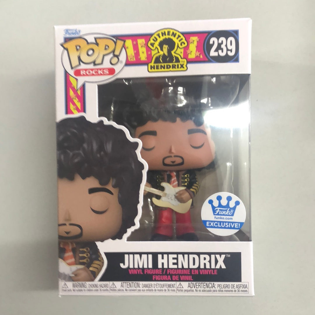 Funko Pop Rocks : Jimi Hendrix #239 Vinyl Funko Shop Exclusive FRENLY BRICKS - Open 7 Days