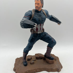 Diamond Select Toys Marvel Gallery: Avengers Infinity War Captain America FRENLY BRICKS - Open 7 Days