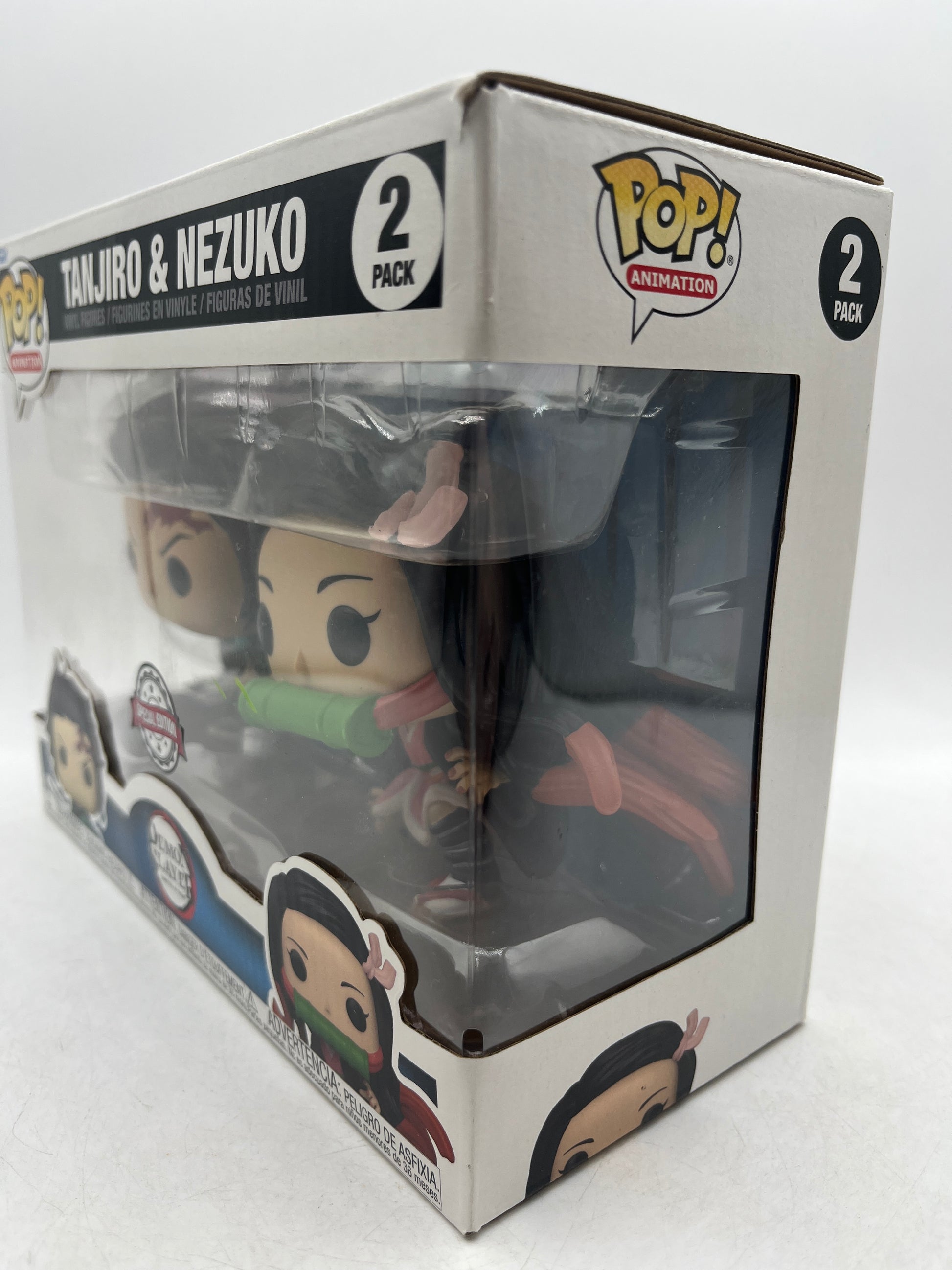 Funko Pop! Vinyl: Demon Slayer: Kimetsu No Yaiba - Tanjiro And Nezuko 2 Pack image 3