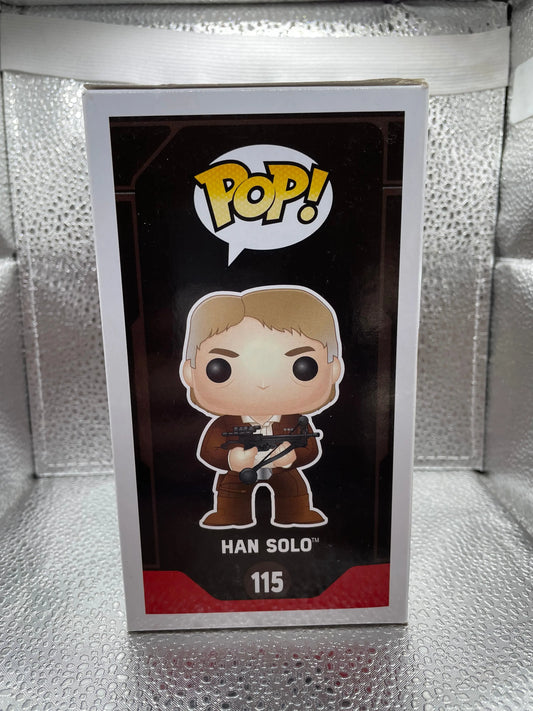 Star Wars Pop Han Solo 2016 Summer Convention Exclusive Pop! Vinyl  115 FRENLY BRICKS - Open 7 Days