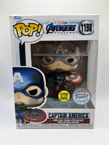 Funko POP! Marvel Avengers Endgame - Captain America #1199 - Glow Special Edition