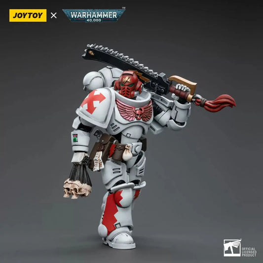 Warhammer Collectibles: 1/18 Scale White Scars Assault Intercessor Sergeant Tsendbaatar FRENLY BRICKS - Open 7 Days