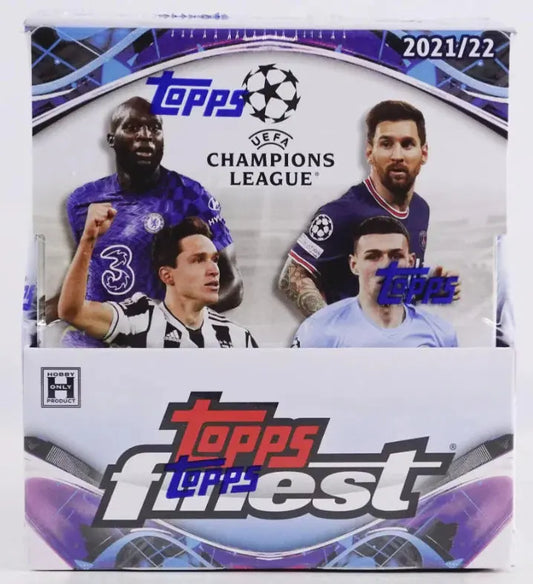 2021-22 Topps Finest UEFA Champions League Soccer Hobby Box FRENLY BRICKS - Open 7 Days