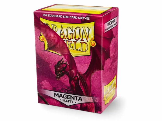 Dragon Shield: Sleeves – Matte – Magenta FRENLY BRICKS - Open 7 Days