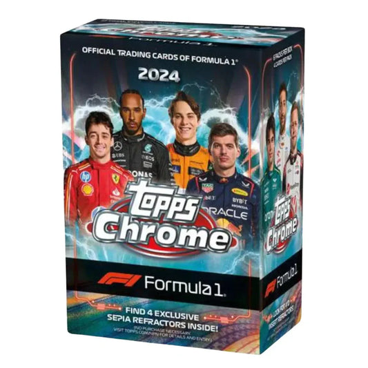 2024 Topps Chrome Formula 1 Racing Blaster Value Box FRENLY BRICKS - Open 7 Days