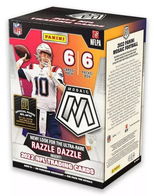 2022 Mosaic NFL Football Blaster Box Razzle Dazzle Factory Sealed FRENLY BRICKS - Open 7 Days