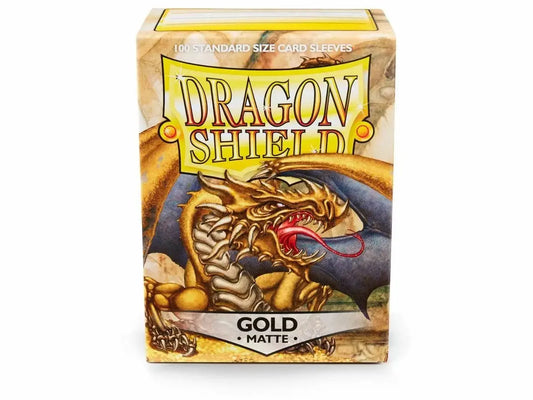 Dragon Shield: Sleeves – Matte – Gold FRENLY BRICKS - Open 7 Days