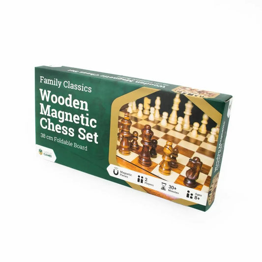 LPG Classics Wooden Magnetic Chess Set 38 cm FRENLY BRICKS - Open 7 Days