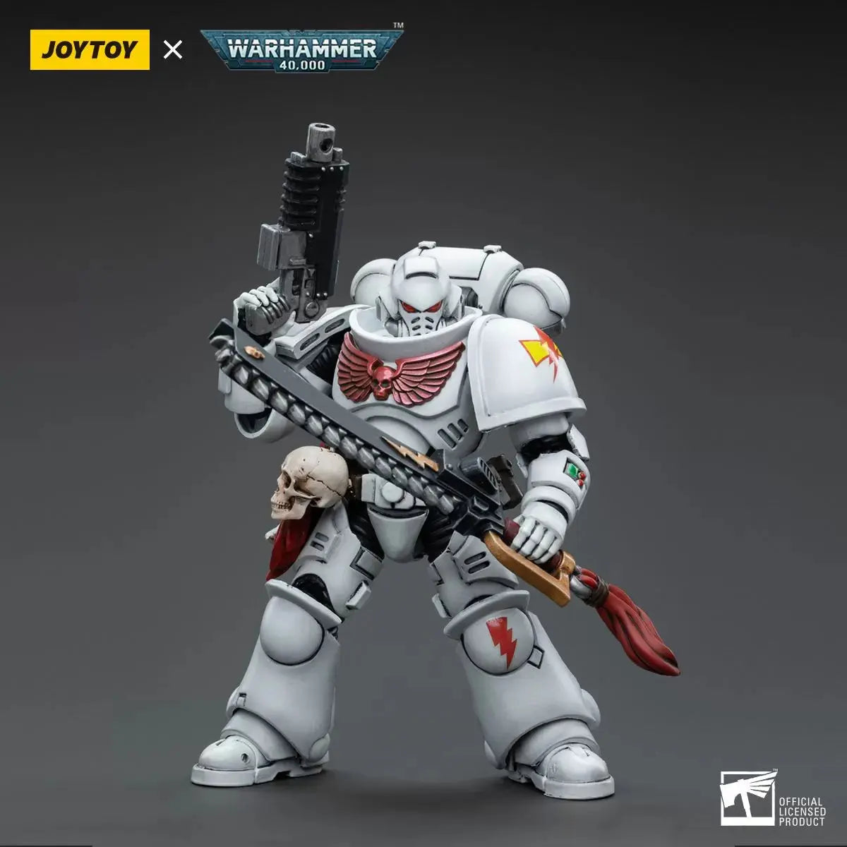 Warhammer Collectibles: 1/18 Scale White Scars Assault Intercessor Brother Batjargal FRENLY BRICKS - Open 7 Days