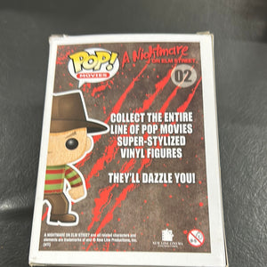 FREDDY KRUEGER #02 A NIGHTMARE ON ELM STREET FUNKO POP VINYL #02 FRENLY BRICKS - Open 7 Days