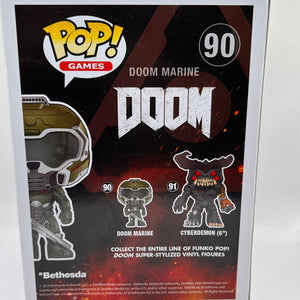 Funko POP! Games Doom - Doom Marine #90 - Vinyl Collectable FRENLY BRICKS - Open 7 Days