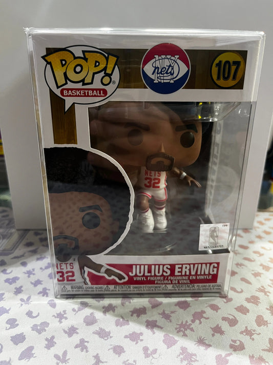 Funko Pop Vinyl Basketball NY Nets Julius Erving #107 FRENLY BRICKS - Open 7 Days