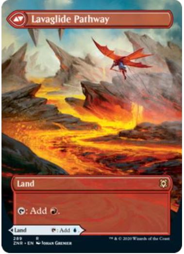 Riverglide Pathway (Borderless) Zendikar Rising Variants (R) Collector #: 289 FRENLY BRICKS - Open 7 Days